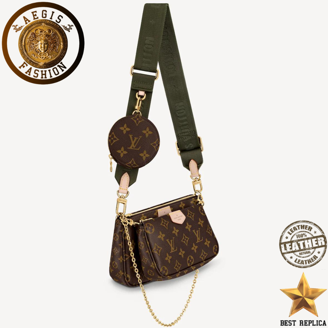 replica louis vuitton multi pochette accessoires monogram canvas premium designer handbag buvola