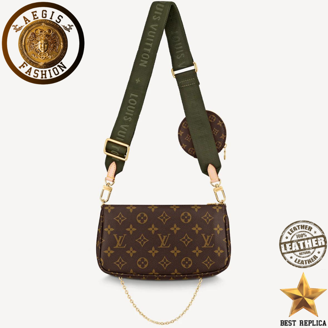 replica louis vuitton multi pochette accessoires monogram canvas crossbody luxury handbag buvola