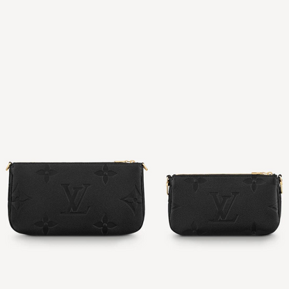 replica black empreinte leather louis vuitton multi pochette accessoires designer handbag buvola