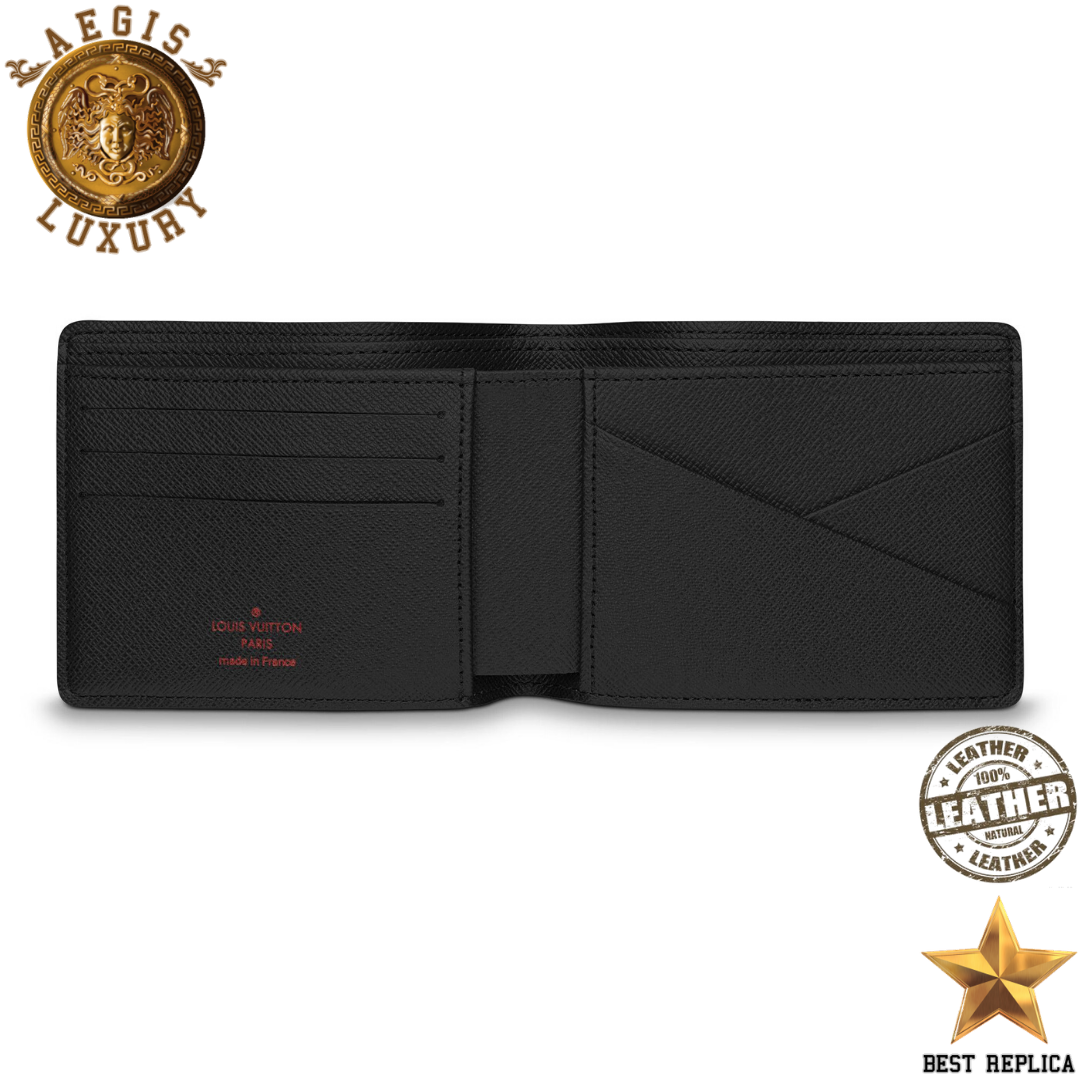 replica damier ebene canvas louis vuitton multiple wallet elegant premium accessory buvola