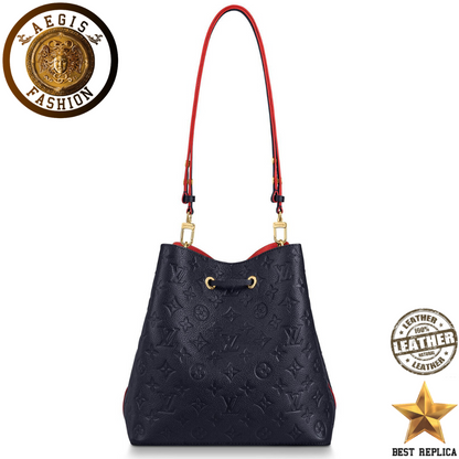 replica monogram empreinte marine rouge navy blue louis vuitton neonoe high end handbag buvola