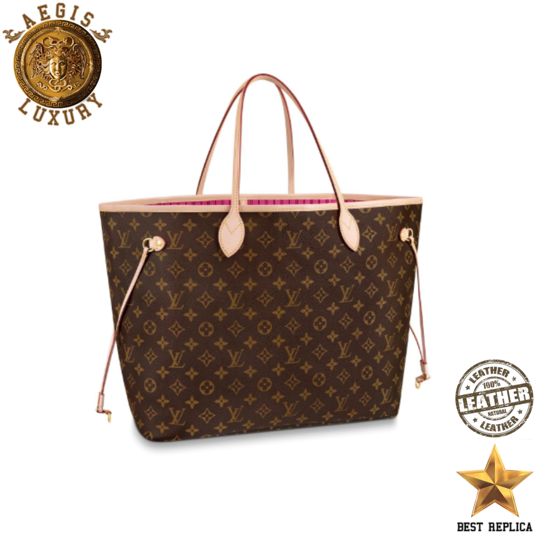 replica neverfull gm monogram pivoine pink louis vuitton oversized luxury handbag spacious tote buvola