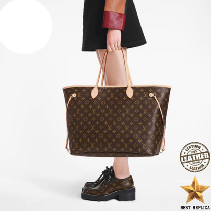 replica monogram canvas neverfull gm pivoine pink louis vuitton luxury oversized tote feminine design buvola