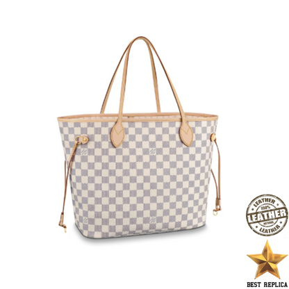 replica neverfull mm damier azur beige louis vuitton classic luxury handbag spacious tote buvola