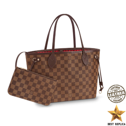replica louis vuitton neverfull pm damier ebene iconic luxury bag timeless design buvola