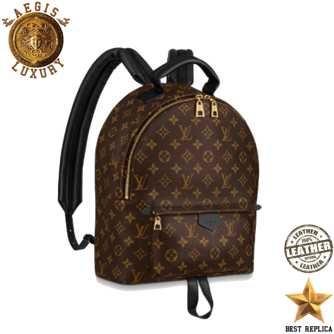 replica louis vuitton palm springs backpack mm monogram canvas luxury designer backpack buvola