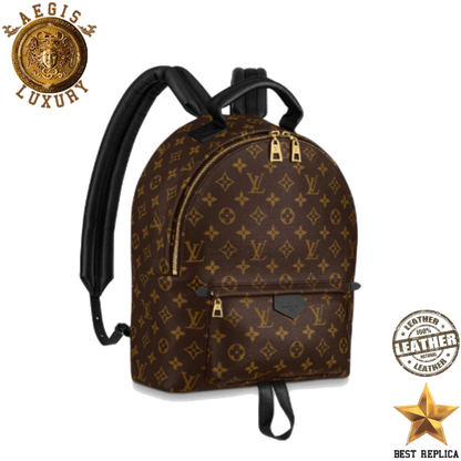 replica louis vuitton palm springs backpack mm monogram canvas luxury designer backpack buvola
