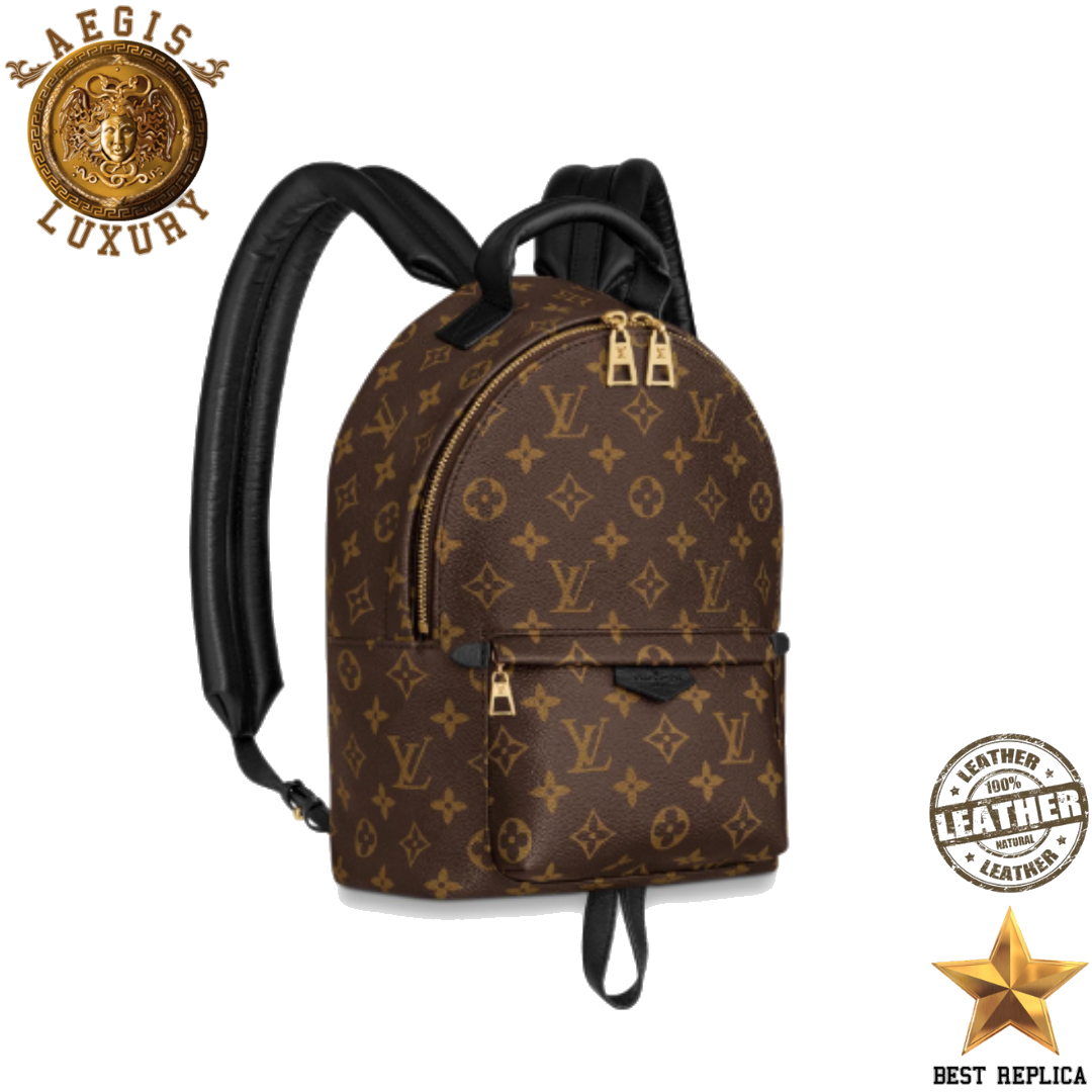 replica louis vuitton palm springs backpack pm monogram canvas luxury designer backpack buvola