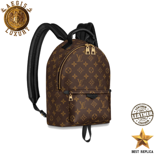 replica louis vuitton palm springs backpack pm monogram canvas luxury designer backpack buvola