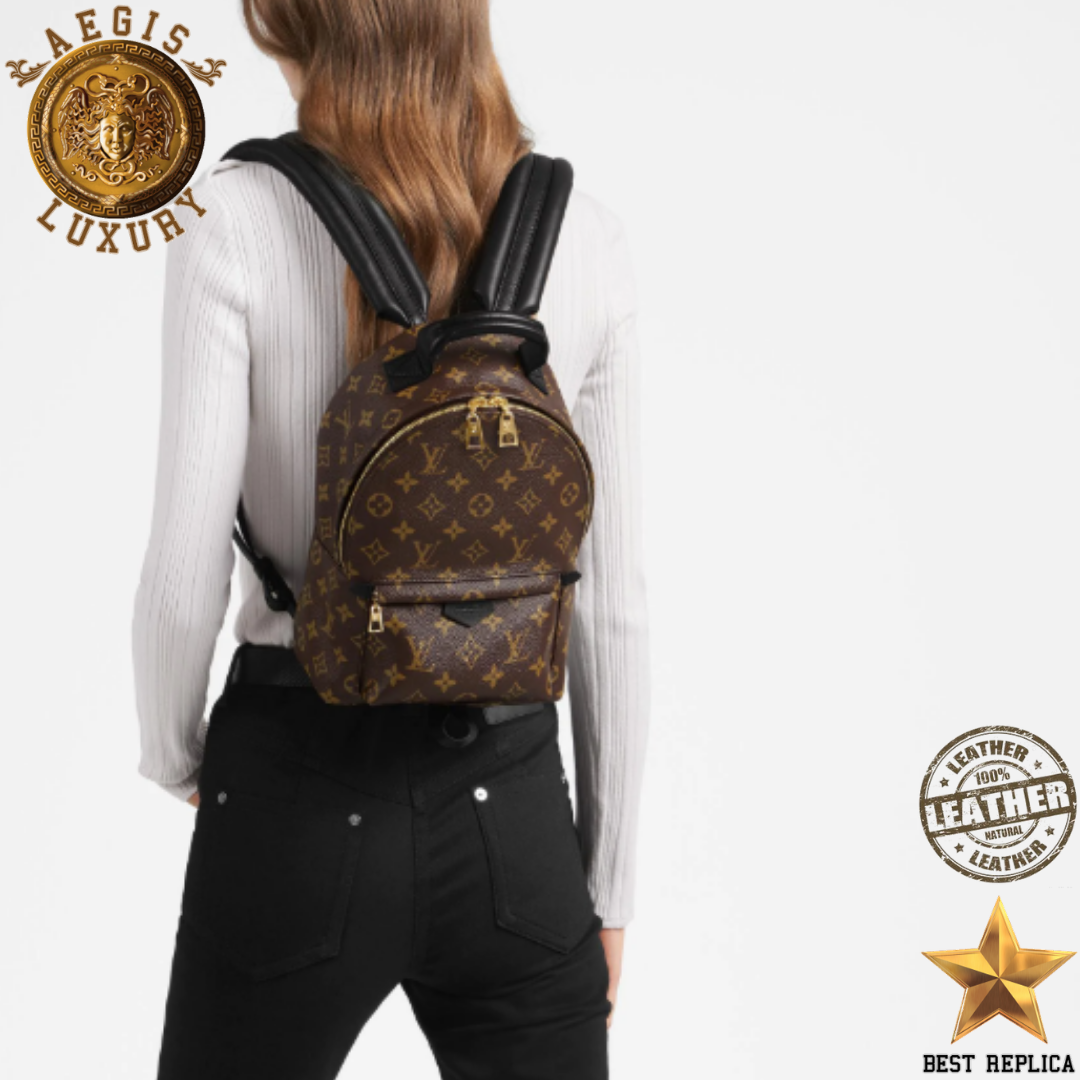 replica monogram canvas palm springs pm louis vuitton elegant functional luxury bag buvola