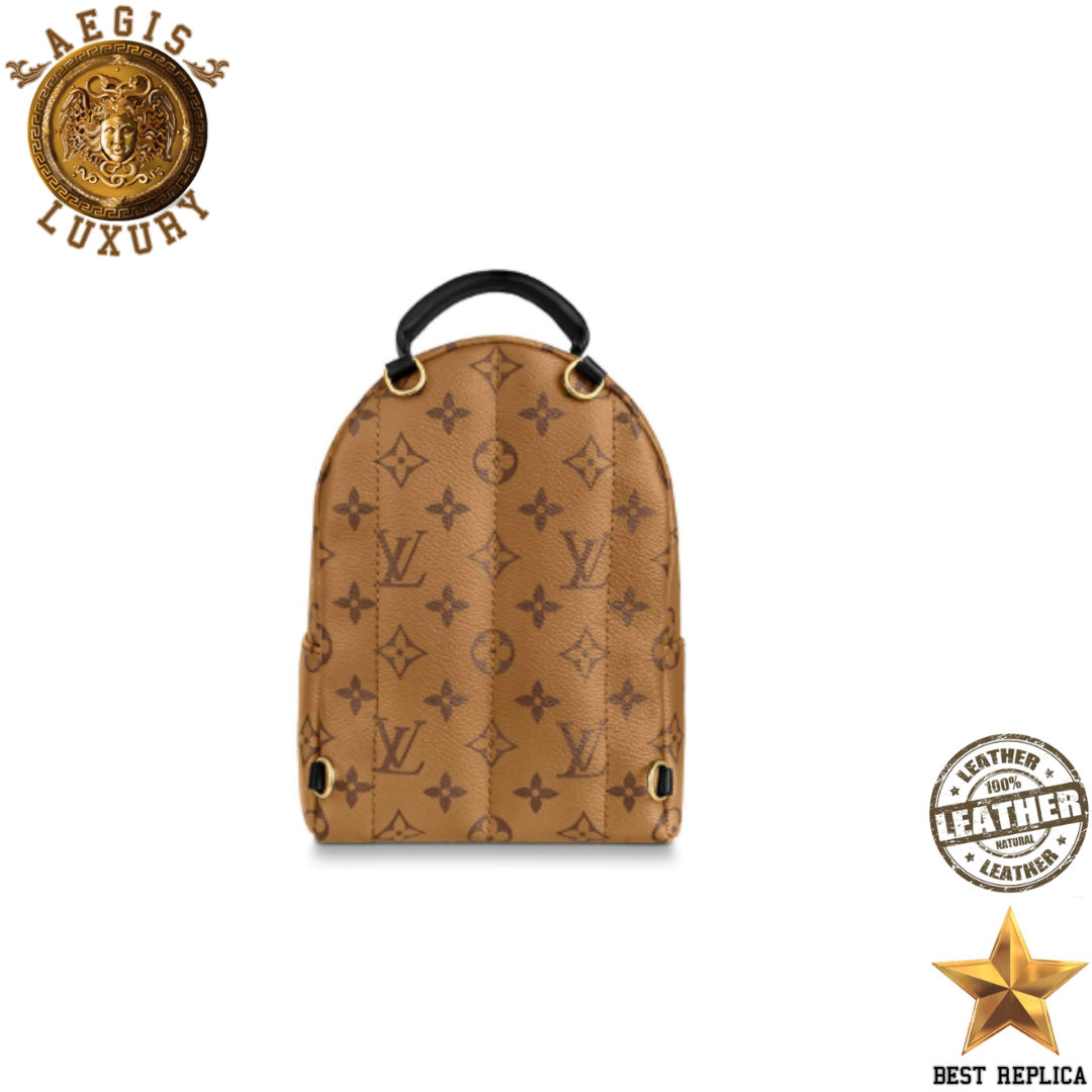 replica palm springs mini monogram reverse louis vuitton compact luxury backpack modern style buvola