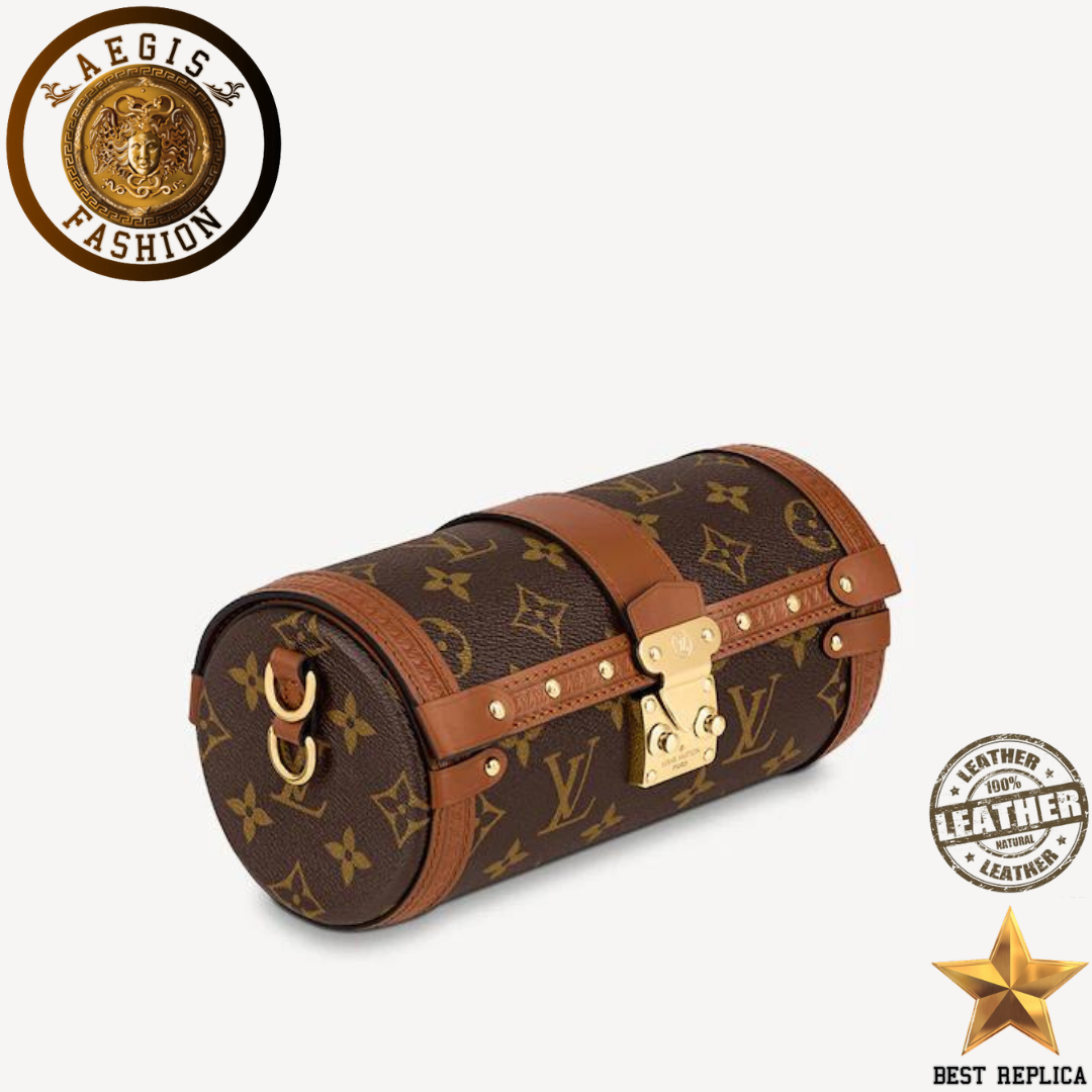 replica louis vuitton papillon trunk monogram canvas premium designer handbag buvola