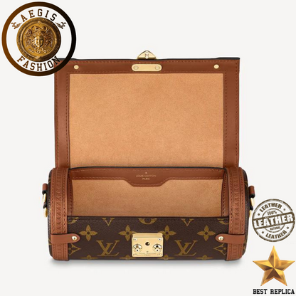 replica louis vuitton papillon trunk monogram canvas structured luxury handbag buvola