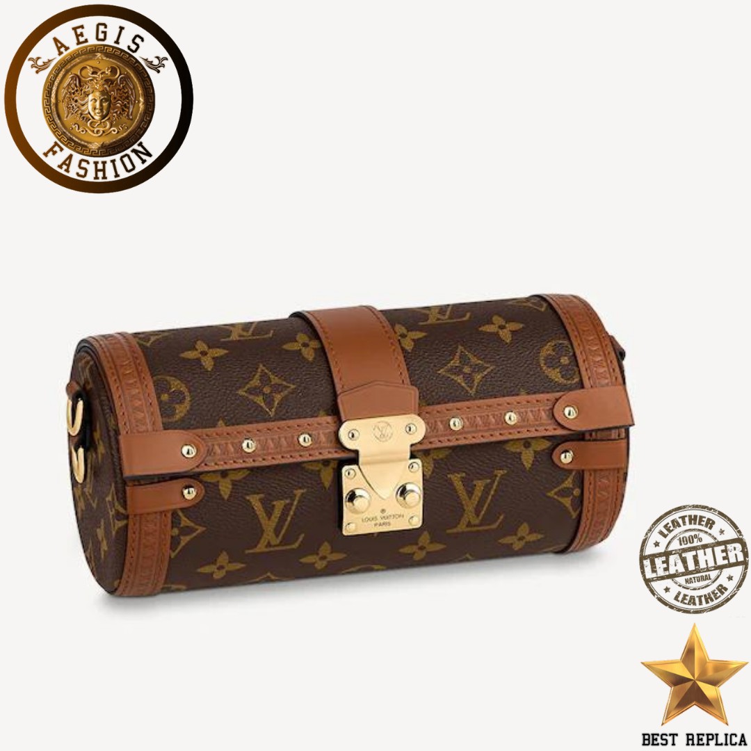replica louis vuitton papillon trunk iconic monogram luxury handbag buvola