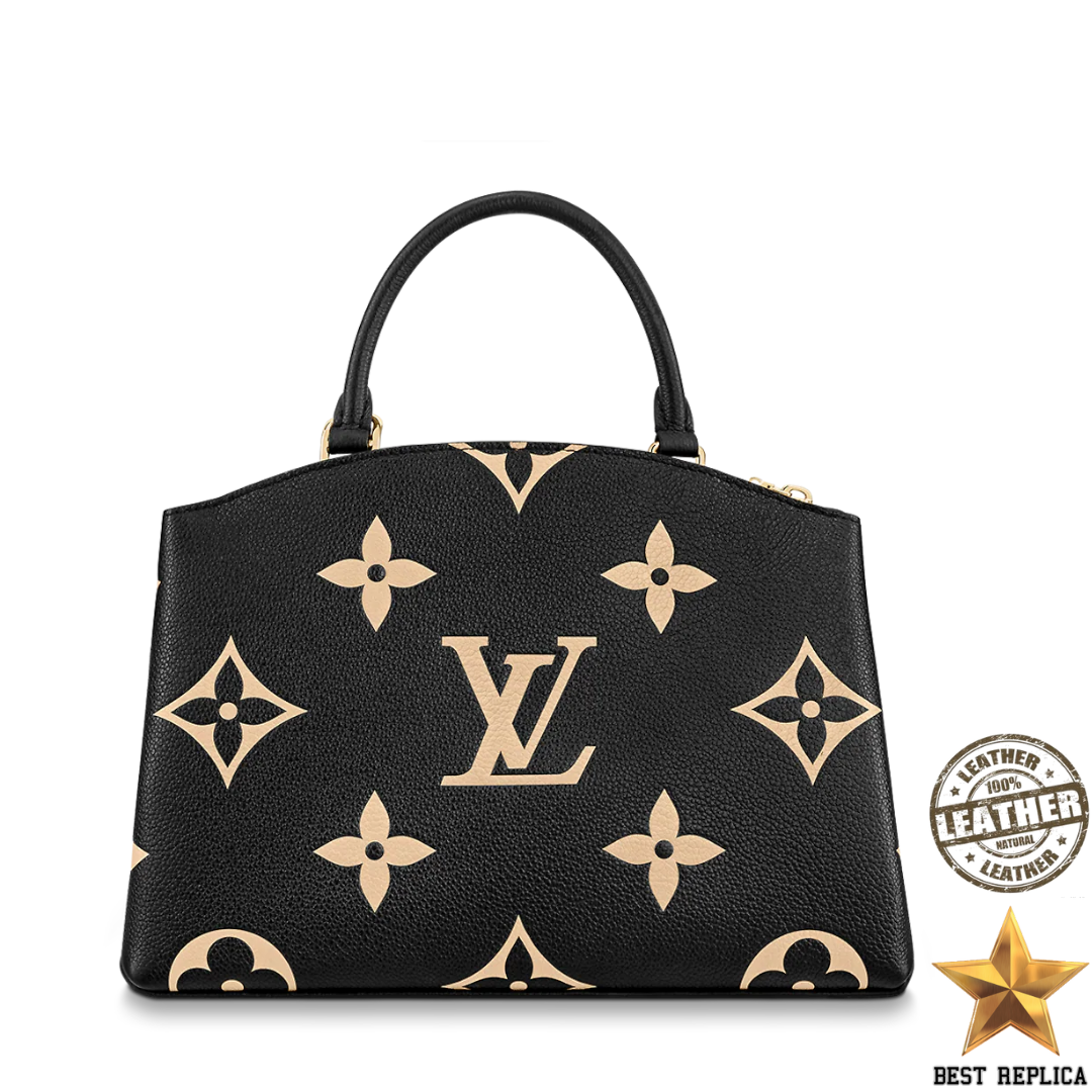 replica bicolor empreinte leather louis vuitton petit palais designer handbag buvola