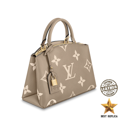 replica bicolor empreinte leather louis vuitton petit palais designer handbag buvola