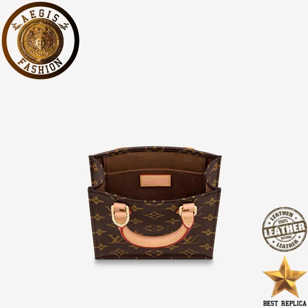 replica monogram canvas louis vuitton petit sac plat premium designer handbag buvola
