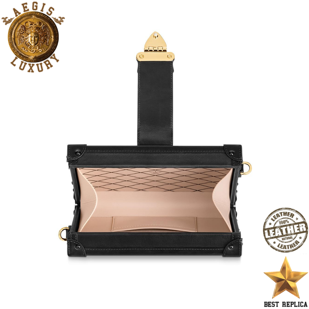 replica louis vuitton petite malle vernis leather luxury evening mini bag buvola