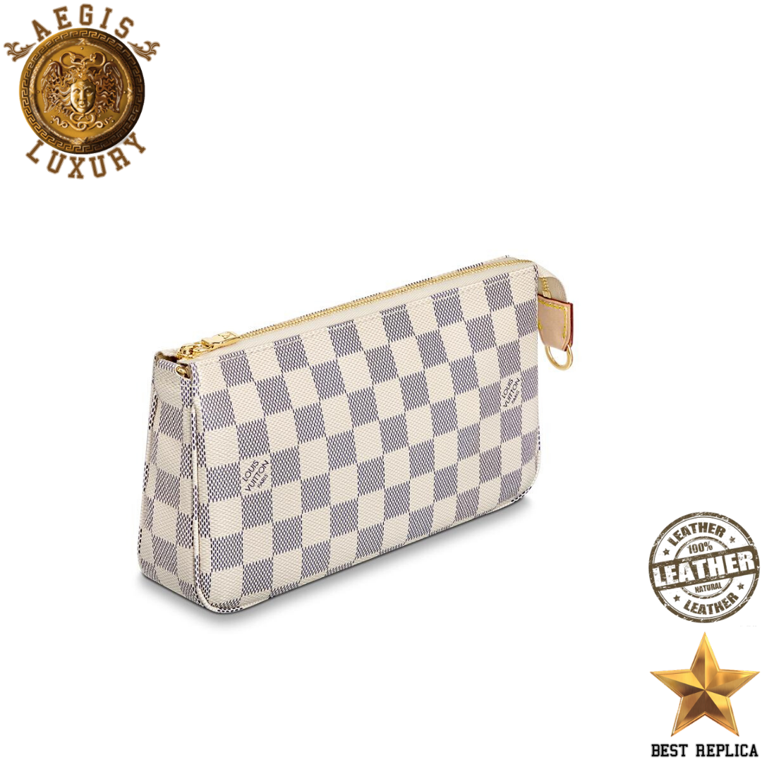 replica louis vuitton pochette accessoires damier azur luxury everyday pouch buvola