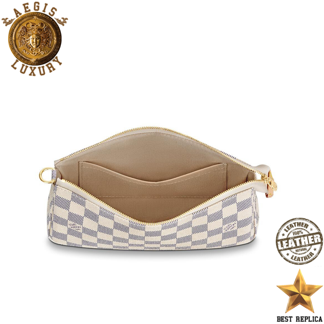 replica damier azur louis vuitton pochette accessoires stylish high end clutch buvola