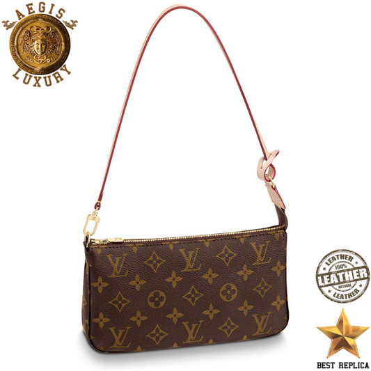 replica louis vuitton pochette accessoires monogram canvas luxury designer clutch buvola