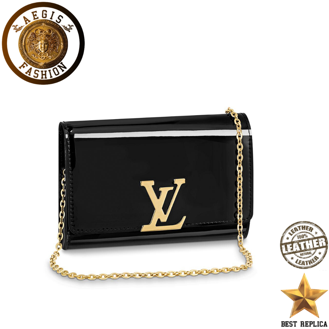 replica louis vuitton pochette louise epi leather gold luxury designer clutch bag buvola