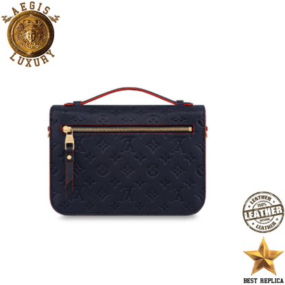 replica pochette metis marine rouge empreinte leather louis vuitton structured luxury handbag premium style buvola