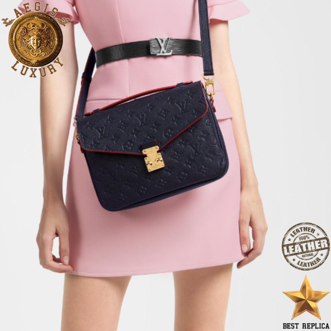 replica lv pochette metis marine rouge luxury leather handbag premium designer accessory buvola