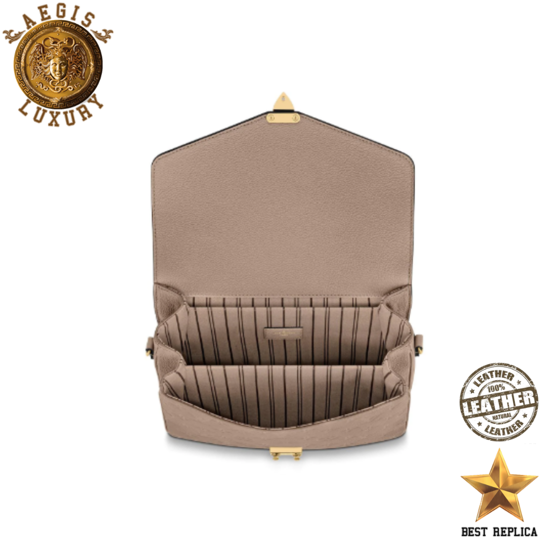 replica louis vuitton pochette metis tourterelle leather iconic luxury shoulder bag refined design buvola