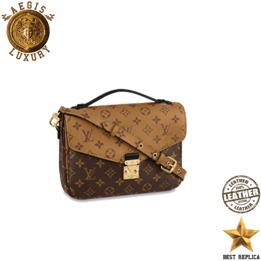 replica louis vuitton pochette metis monogram reverse canvas luxury designer crossbody bag buvola
