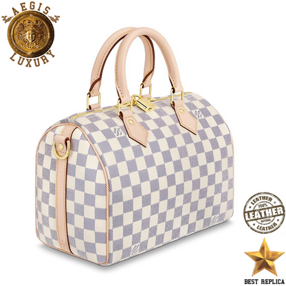 replica damier azur canvas louis vuitton speedy 25 premium designer accessory buvola