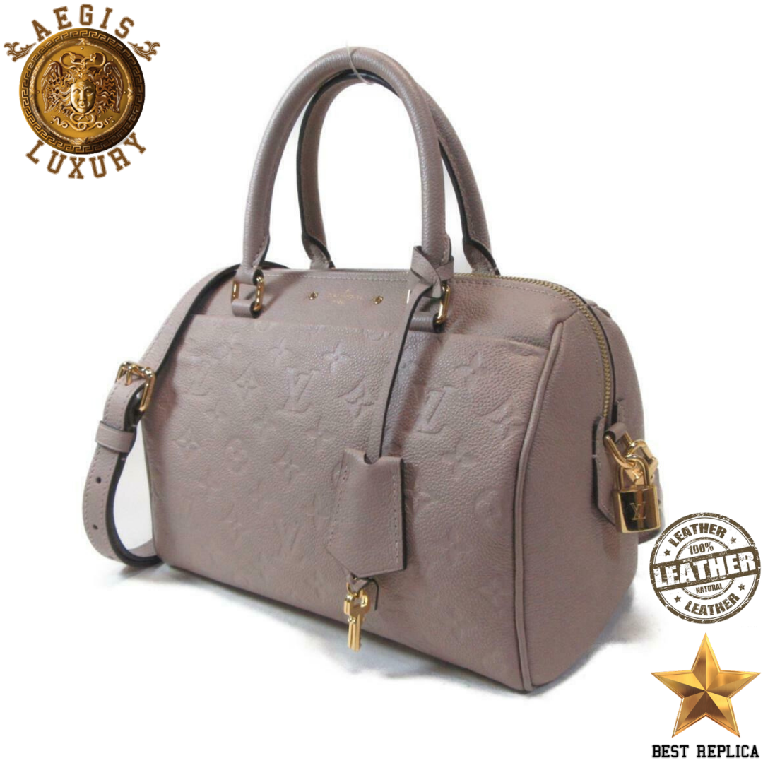 replica speedy bandouliere 25 tourterelle monogram empreinte leather elegant luxury bag buvola