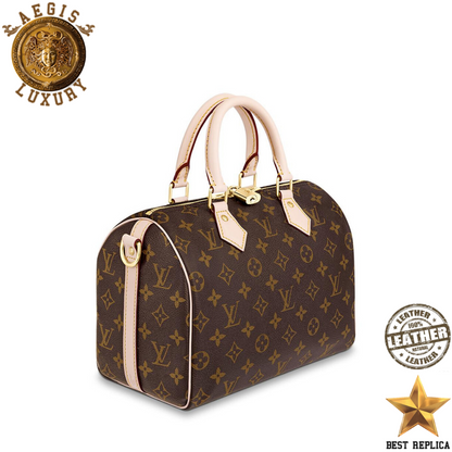 replica monogram canvas louis vuitton speedy 25 premium designer accessory buvola