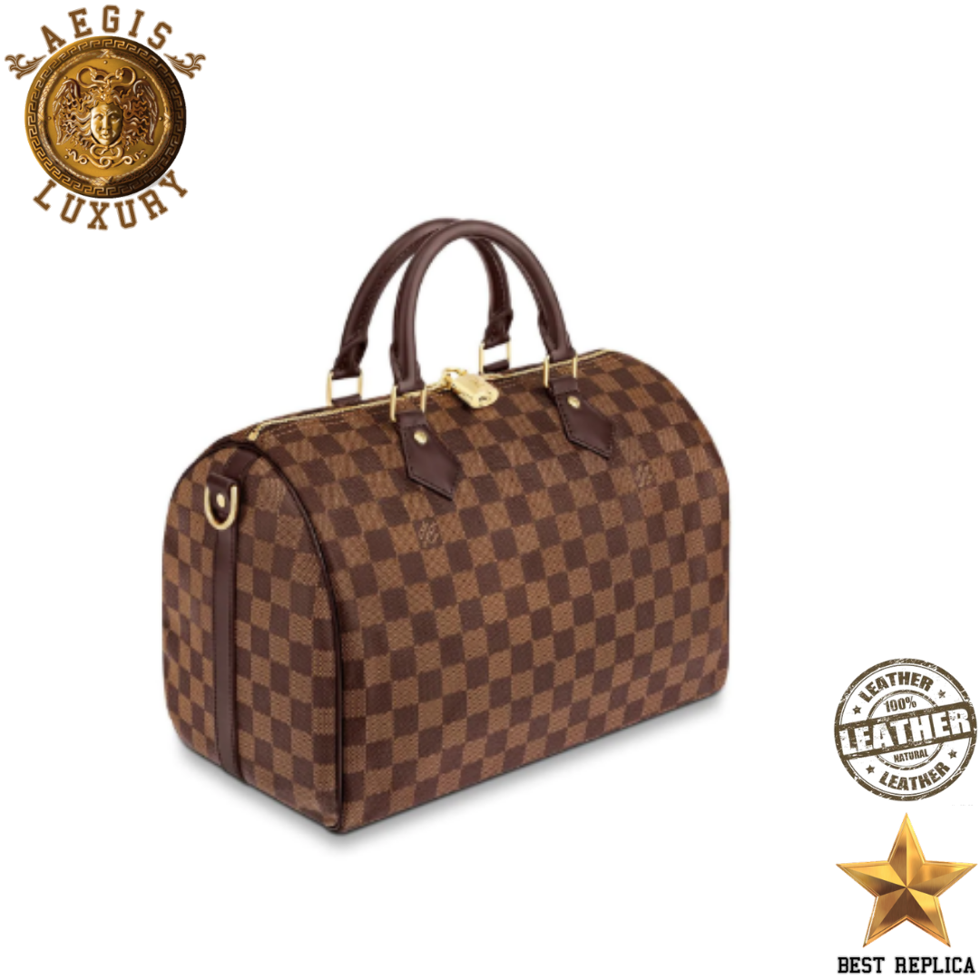 replica speedy bandouliere 30 damier ebene louis vuitton iconic luxury bag everyday elegance buvola