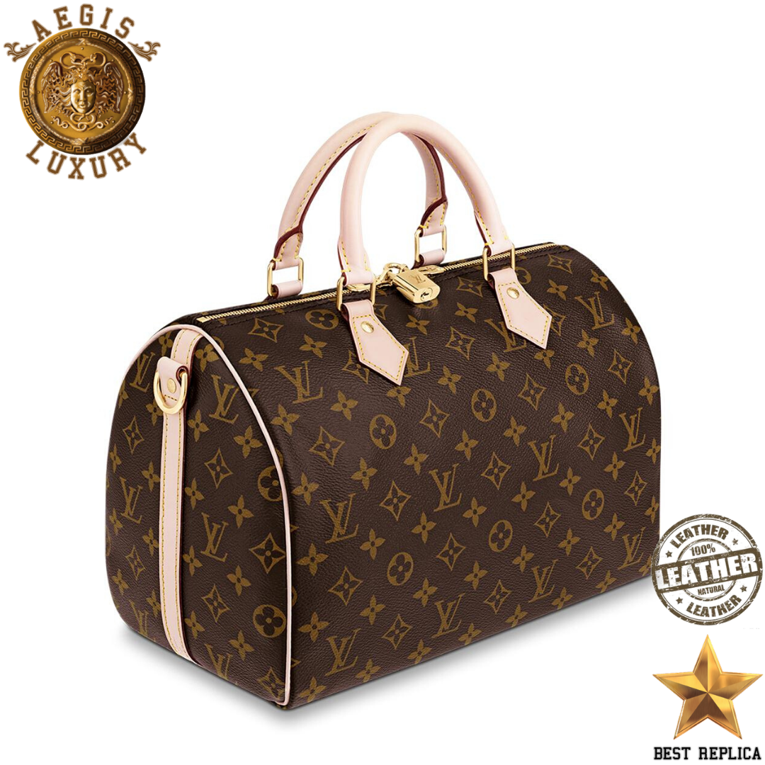 replica speedy bandouliere 30 monogram canvas louis vuitton iconic luxury bag everyday style buvola