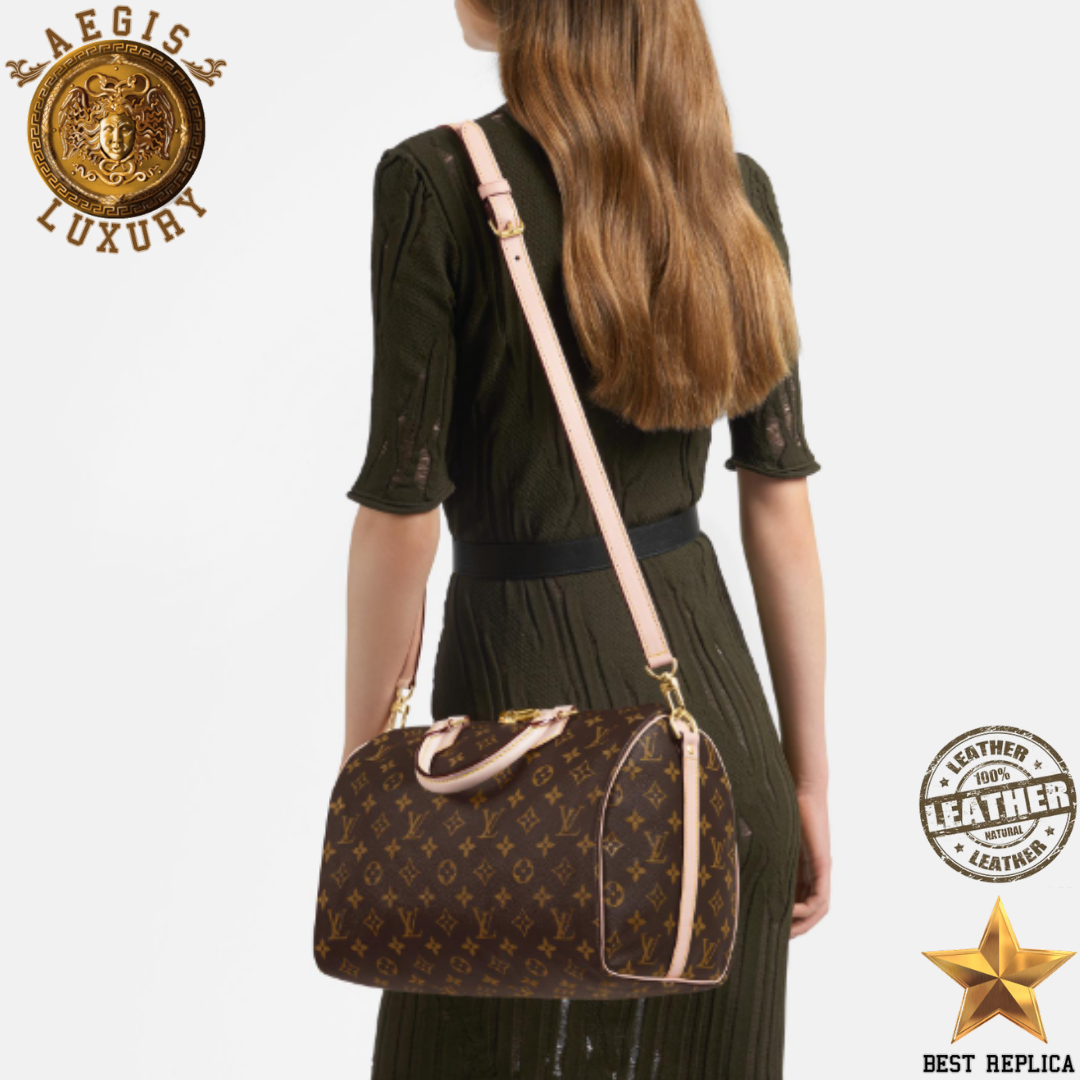 replica louis vuitton speedy 30 monogram canvas classic luxury handbag timeless design buvola