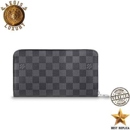 replica damier graphite canvas louis vuitton zippy wallet sleek modern accessory buvola