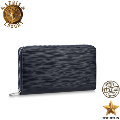 replica epi leather louis vuitton zippy wallet navy blue stylish high end accessory buvola