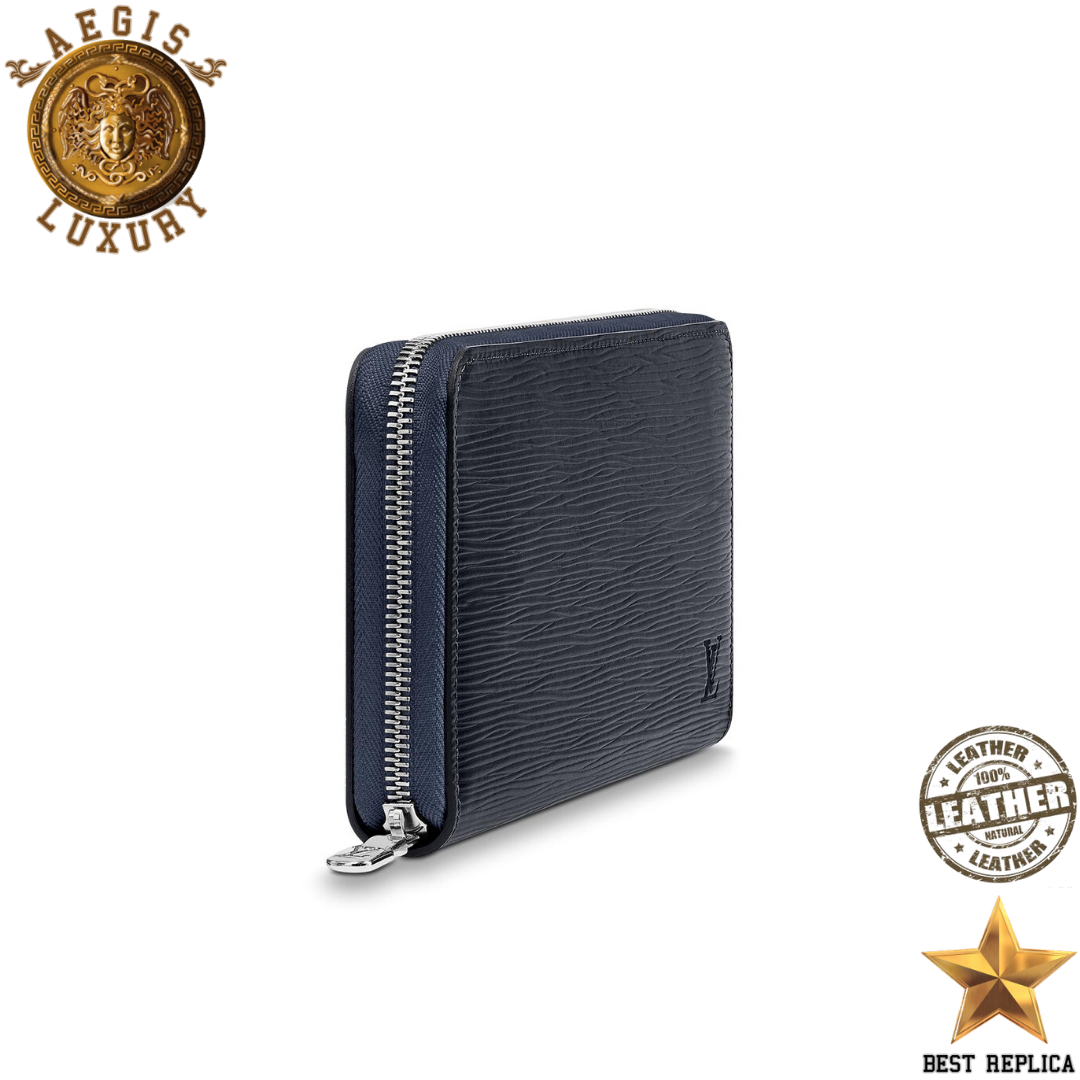 replica louis vuitton navy blue epi leather zippy wallet iconic luxury piece buvola