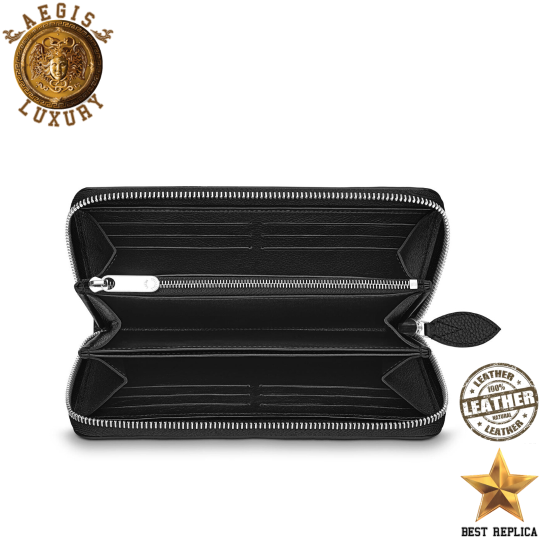 replica louis vuitton zippy wallet mahina noir premium designer everyday wallet buvola