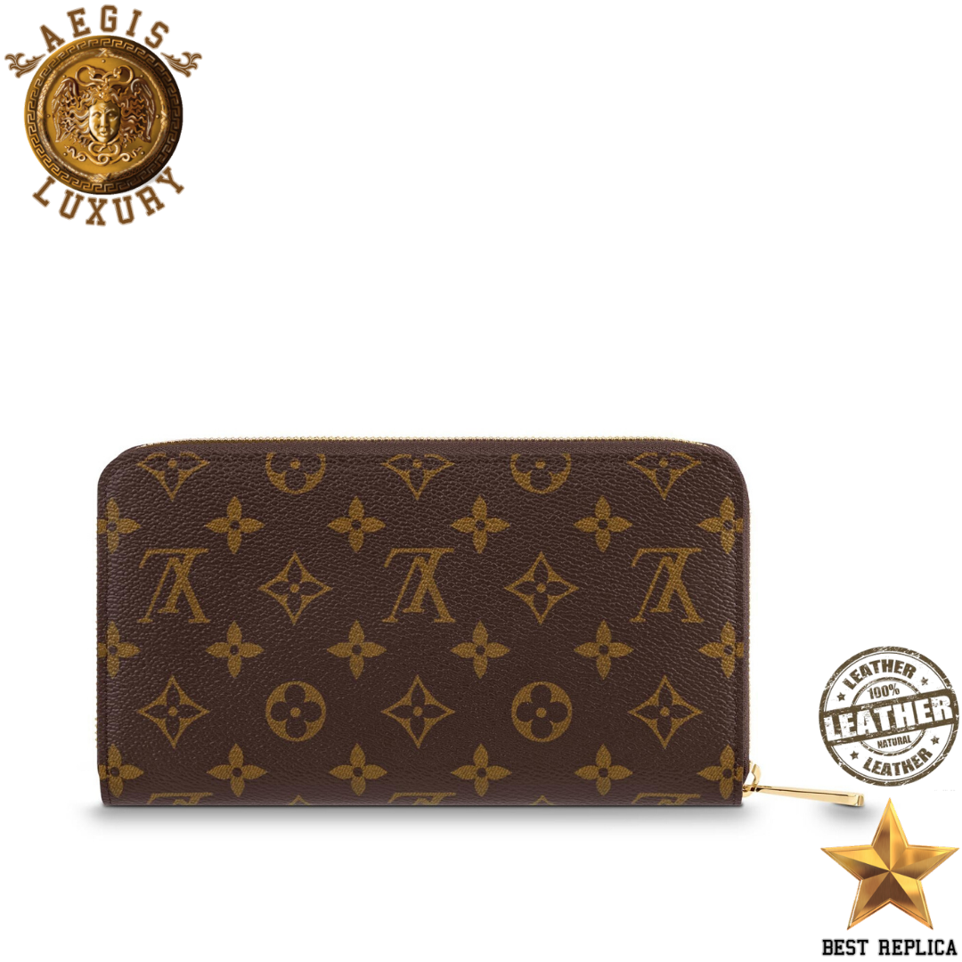 replica monogram canvas louis vuitton zippy wallet elegant premium accessory buvola