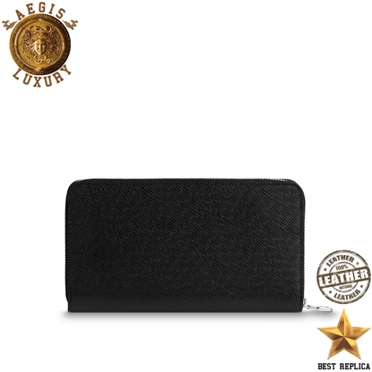 replica taiga leather louis vuitton zippy wallet sleek premium accessory buvola