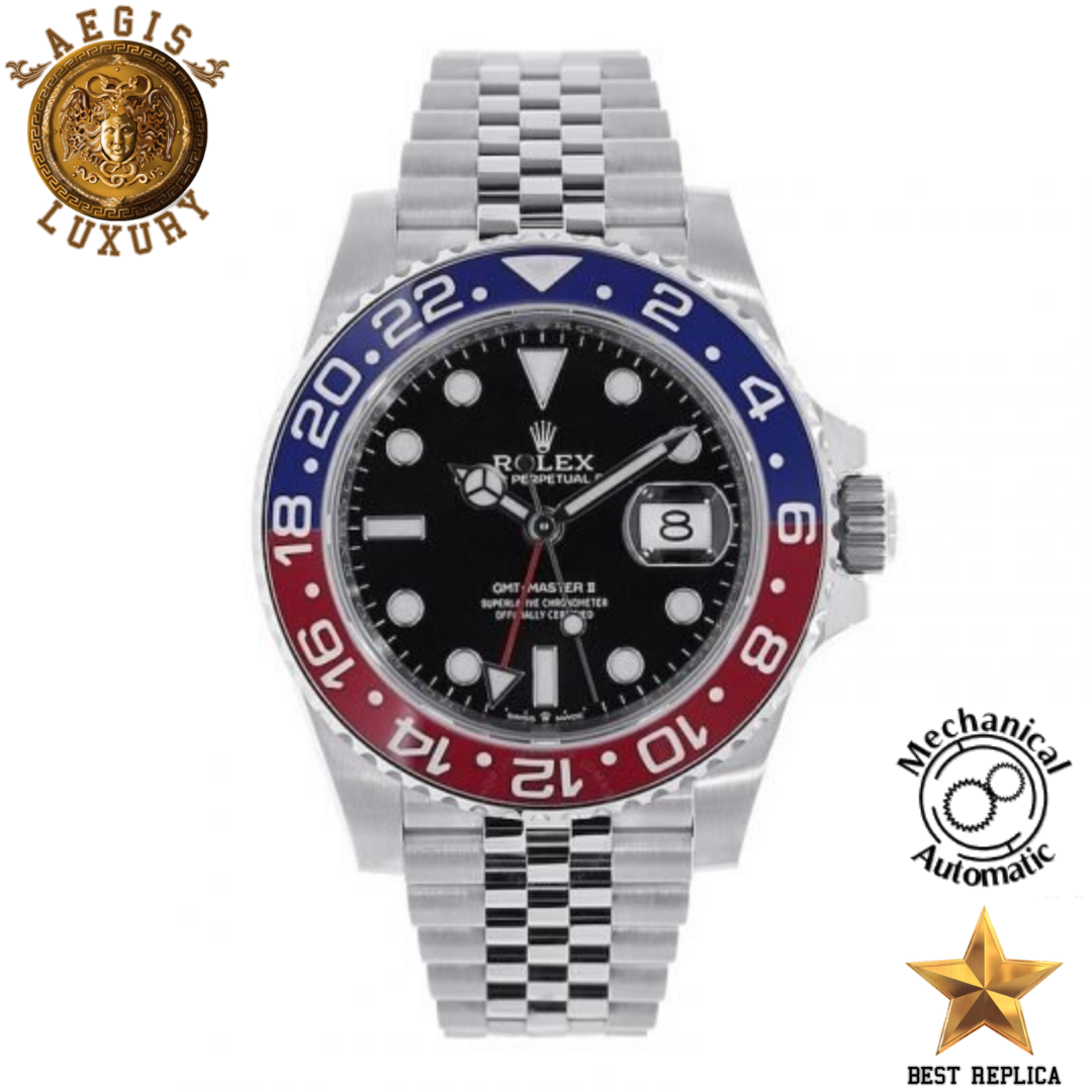 replica rolex gmt master ii pepsi bezel watch buvola