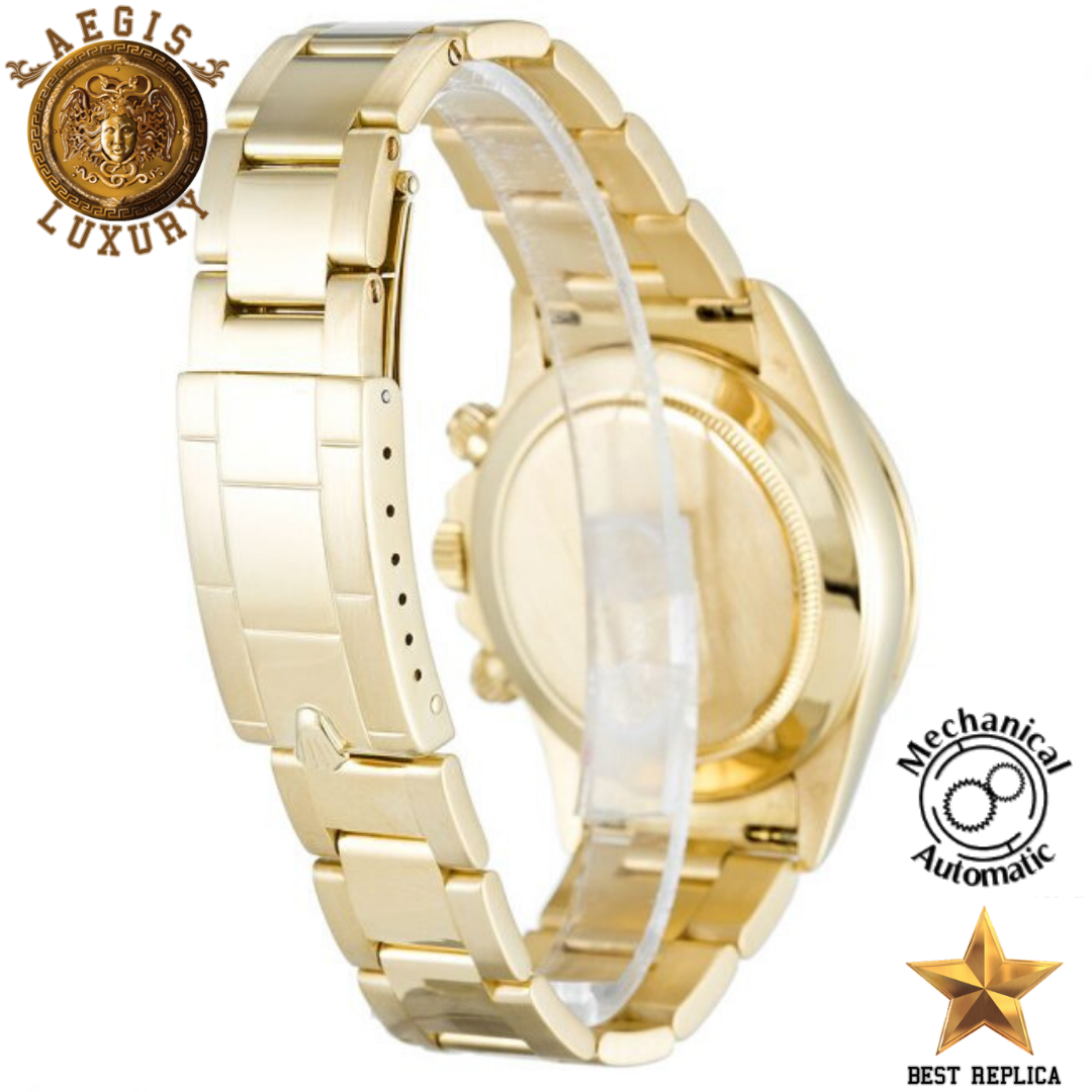 replica rolex daytona gold luxury watch buvola