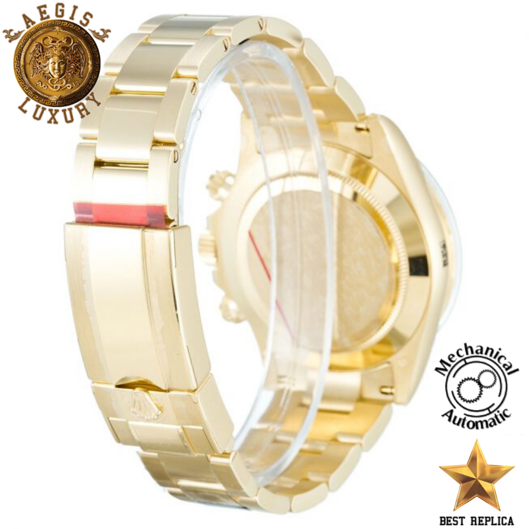 replica rolex daytona gold luxury watch buvola