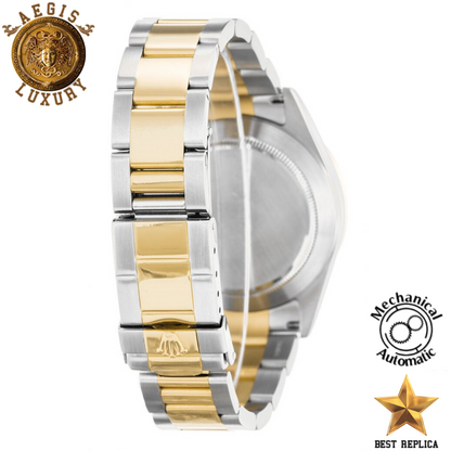 replica rolex daytona gold luxury chronograph watch buvola