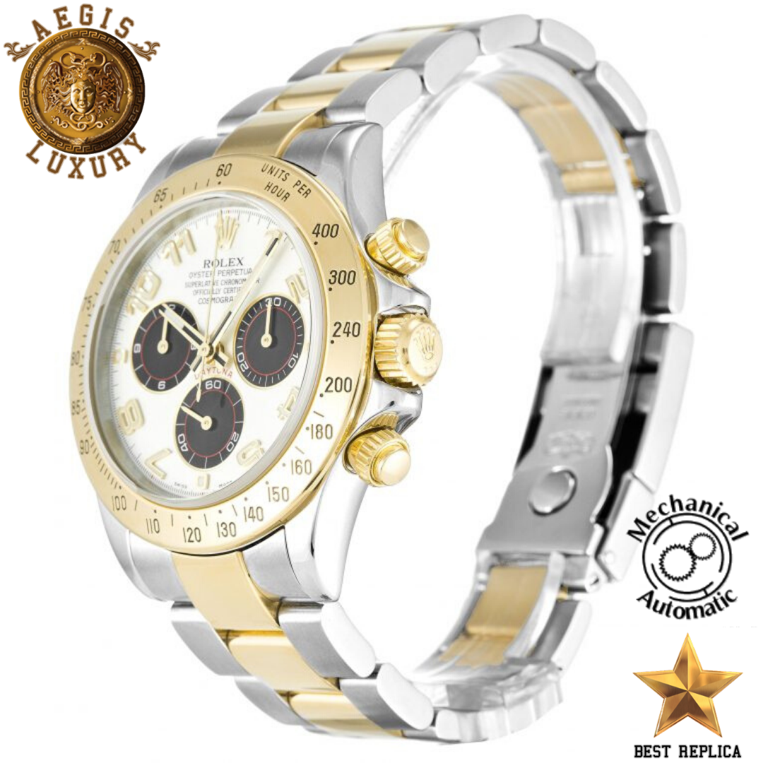 replica rolex daytona panda dial chronograph watch buvola