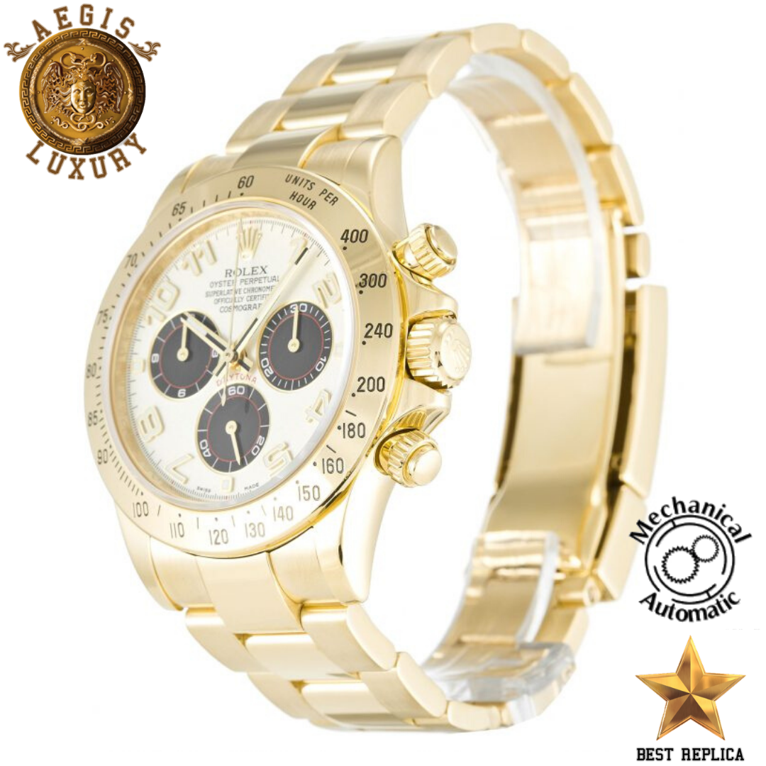 replica rolex daytona white dial chronograph watch buvola