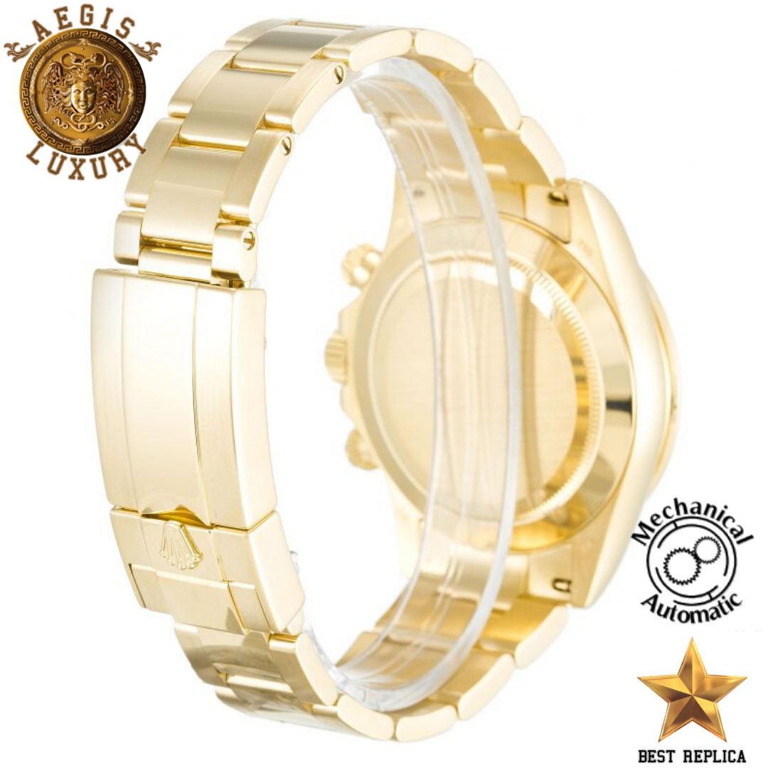 replica rolex daytona gold luxury watch buvola