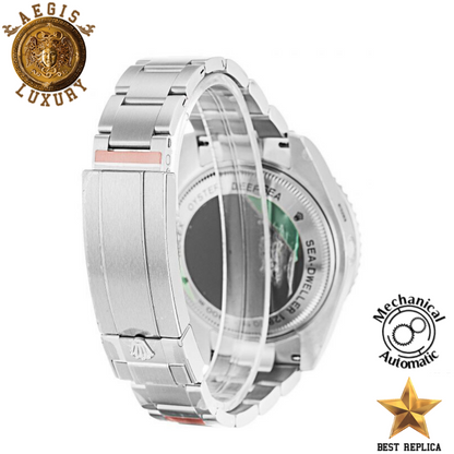 replica rolex deepsea stainless steel luxury diving watch back